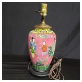 Porcelain vase table lamp