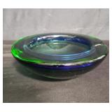 Vintage art glass ashtray