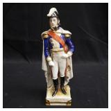 Antique German porcelain military figure