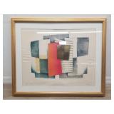 Embossed lithograph signed by Mikulas Kravjansky