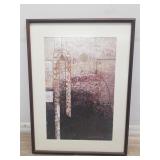 Ralph W. Groff signed mixed media