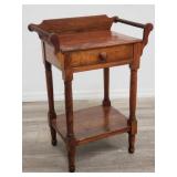 Antique pine single drawer wash stand