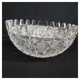 Vintage cut crystal bowl