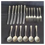 Group of sterling silver flatware and sterling