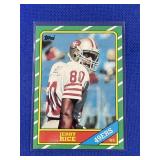 1986 Topps Jerry Rice rookie card