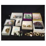 Group of costume jewelry