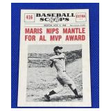 Roger Maris  1961 Nu  Scoops baseball card