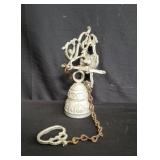Cast brass door bell