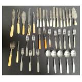 Group of flatware box lot