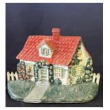 Antique cast iron house doorstop