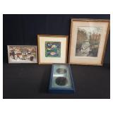 Group of signed paintings