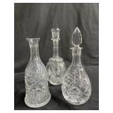 Vintage decanter set