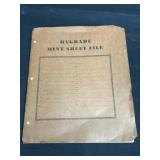 Mint 20 page sheet file full of vintage stamps