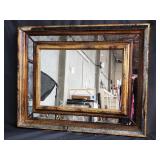 Gilt frame wall mirror