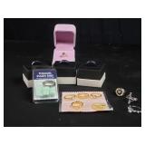 Group of costume jewelry - rings
