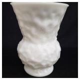 Milk glass vase