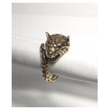 14kt gold cheetah ring