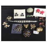Group of costume jewelry