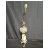 Vintage glass table lamp