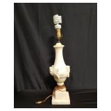 Alabaster table lamp