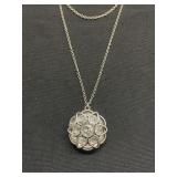 Ornate floral necklace