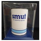 Signed and dated artist proof smut tin can