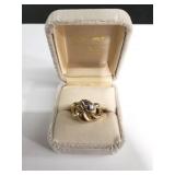 14k tri-colored ring