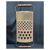 Oversized wall hanging copper cheese grater