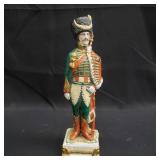 Antique German porcelain military figure