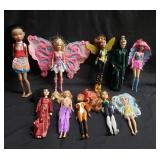 Collectible ten girl dolls