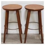 Pair of Danish Kurt ï¿½stervig bar stools for
