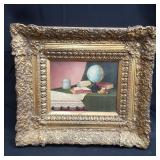 Signed Franz Nowak, still-life oil on board,