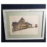 Vintage Eleanor Burke watercolor 1966