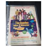 Vintage The Beatles "yellow submarine" poster
