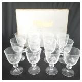 Steuben crystal stemware