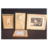 Group of prints and lithographs