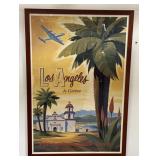 Framed poster print Pan American world airways