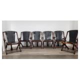 Don S. Shoemaker swinger folding armchairs