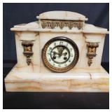 Antique French mantel clock made of Brazilian