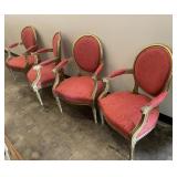 Vintage Louis XVI ballroom chairs