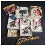 Group of costume jewelry