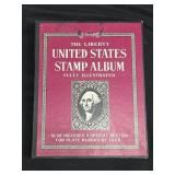 Vintage United States stamp album