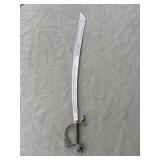 Vintage Middle Eastern brass & metal sword