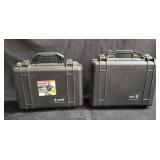 Pair of Pelican watertight protector cases