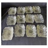 12 Vintage Indiana glass dishes