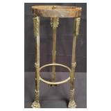 Vintage brass plant stand