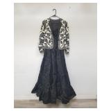 Vintage Oscar De La Renta evening gown & waistcoat