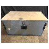 Galvanized steel chest trunk