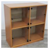 Mid century blonde cabinet