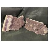 Amethyst quartz specimen lot